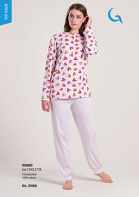 PIGIAMA DONNA M/L V50060 Tellini S.r.l. Wholesale Clothing